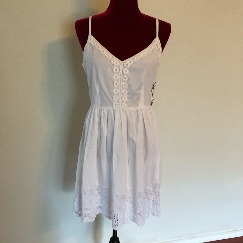 Want and need little white dress